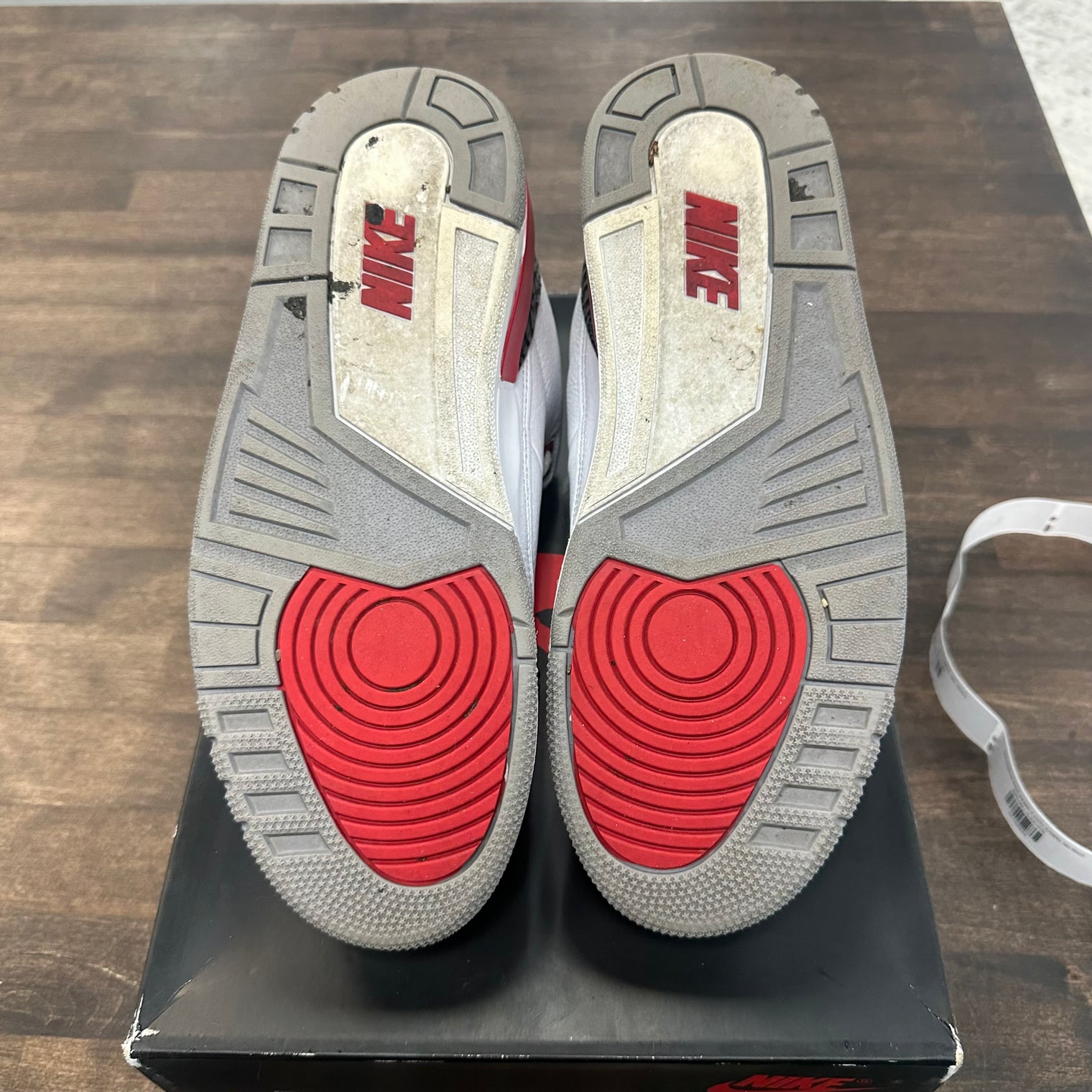 Fire Red Jordan 3 (USED)