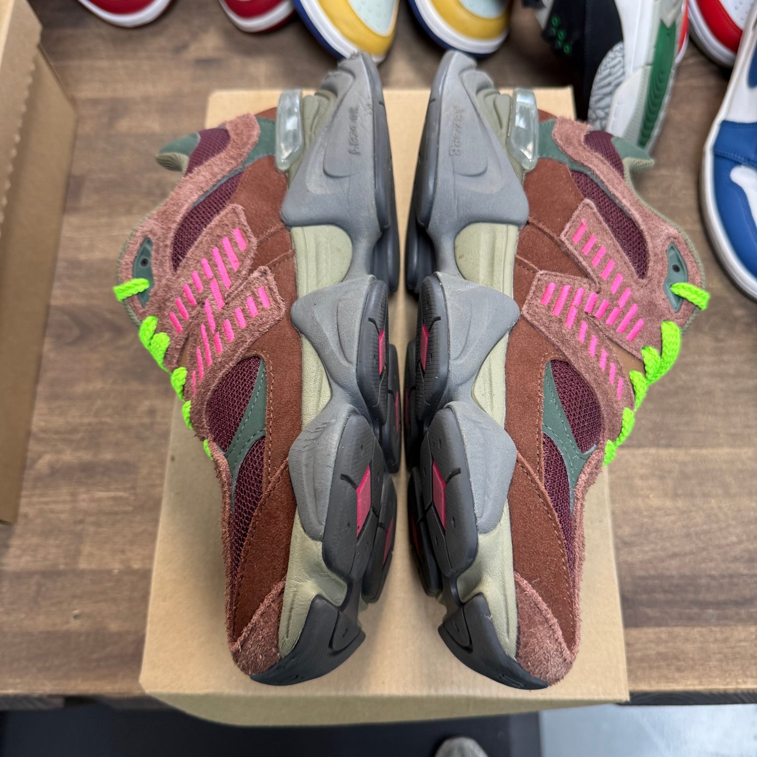 Rich Oak Burgundy New Balance 9060 (USED, No Box)