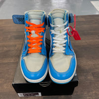 Nike Jordan 1 Off White University Blue UNC (USED REPLACEMENT BOX)
