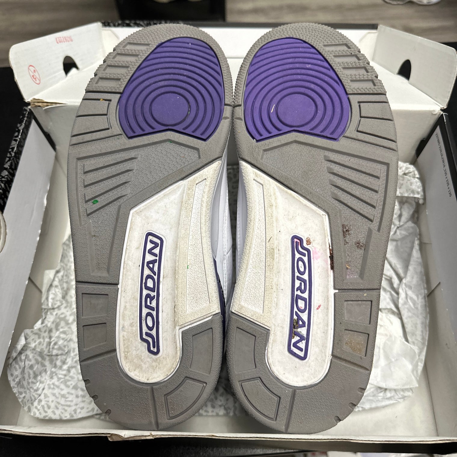 Dark Iris Jordan 3 (USED)