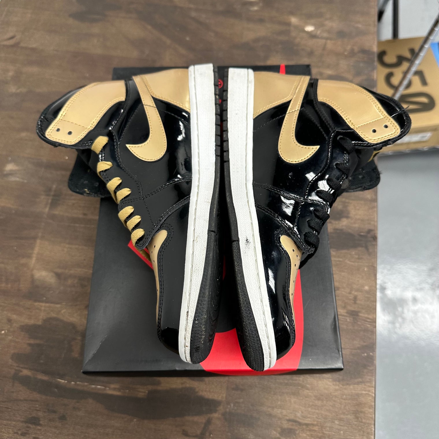 Patent Gold Toe Jordan 1 High NRG (USED)