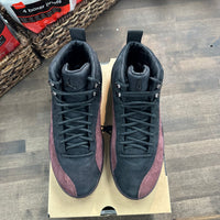 A Ma Maniere Black Jordan 12 Retro (W) (USED)