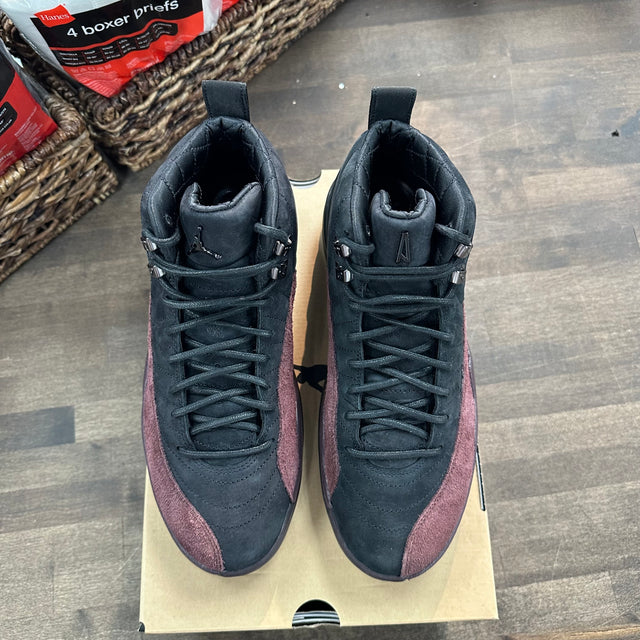 A Ma Maniere Black Jordan 12 Retro (W) (USED)