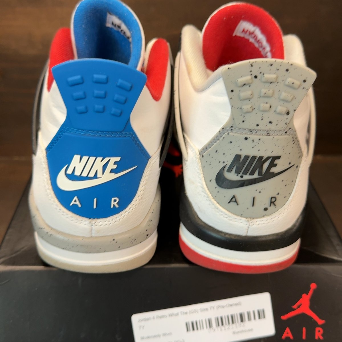 Jordan 4 Retro What The (GS) Size 7Y (Pre-Owned) - aux