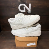 New Balance 550 Triple White (Women's) Size 12W (Pre-Owned) - Image 1