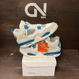 Jordan 4 Retro Military Blue (2024) Size 10.5 (Pre-Owned) - Image 1