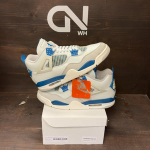 Jordan 4 Retro Military Blue (2024) Size 10.5 (Pre-Owned) - Image 1