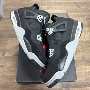 Jordan 4 Retro SE Black Canvas - Image 1
