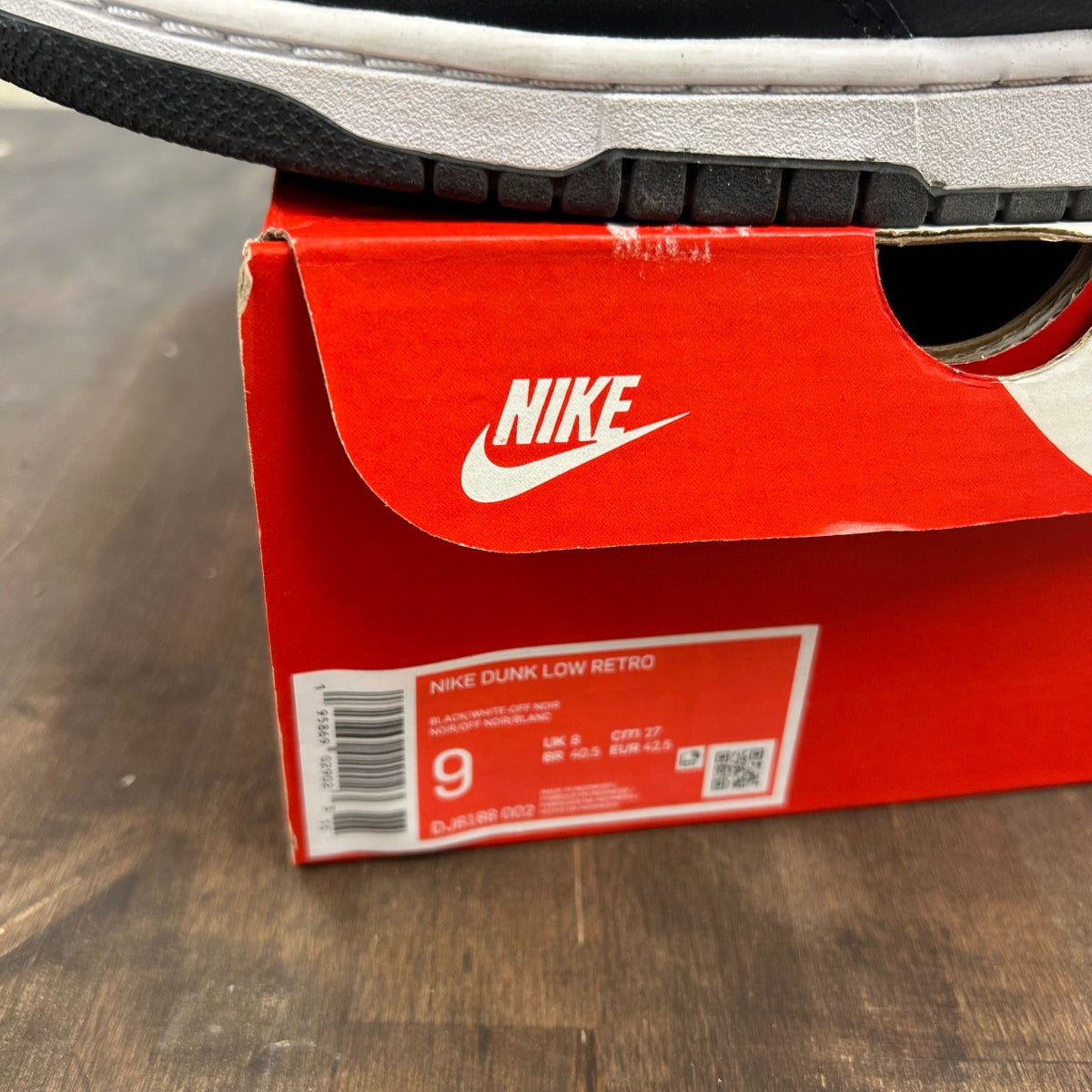 Nike Dunk Low Black White (2022) - Image 6