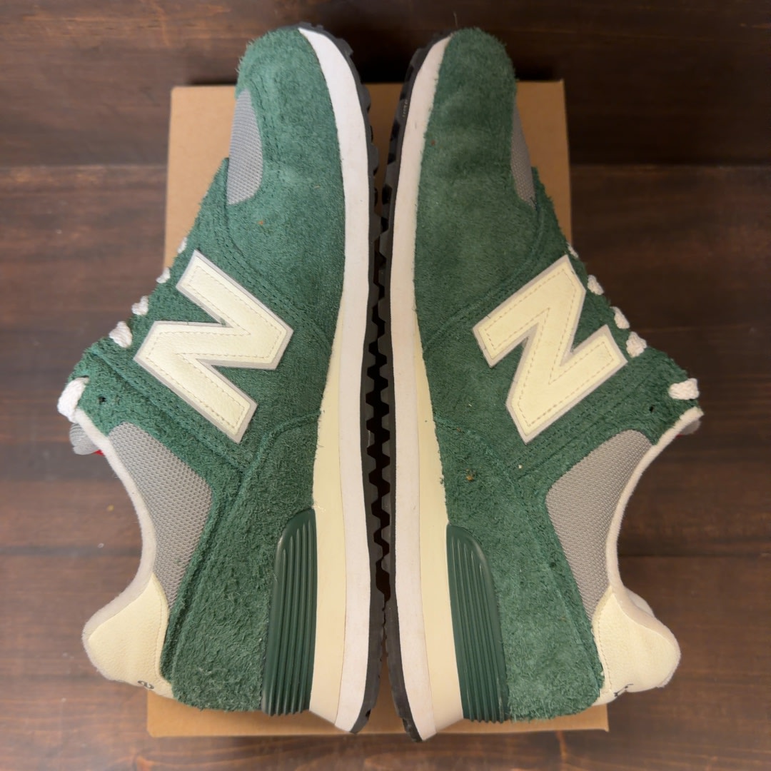 New Balance 574 Nightwatch Green Sea Salt Size 12 (Pre-Owned) - Image 6