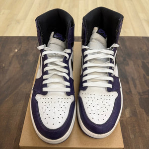 Jordan 1 Retro High Court Purple White Size 12 (Pre-Owned) - Image 2