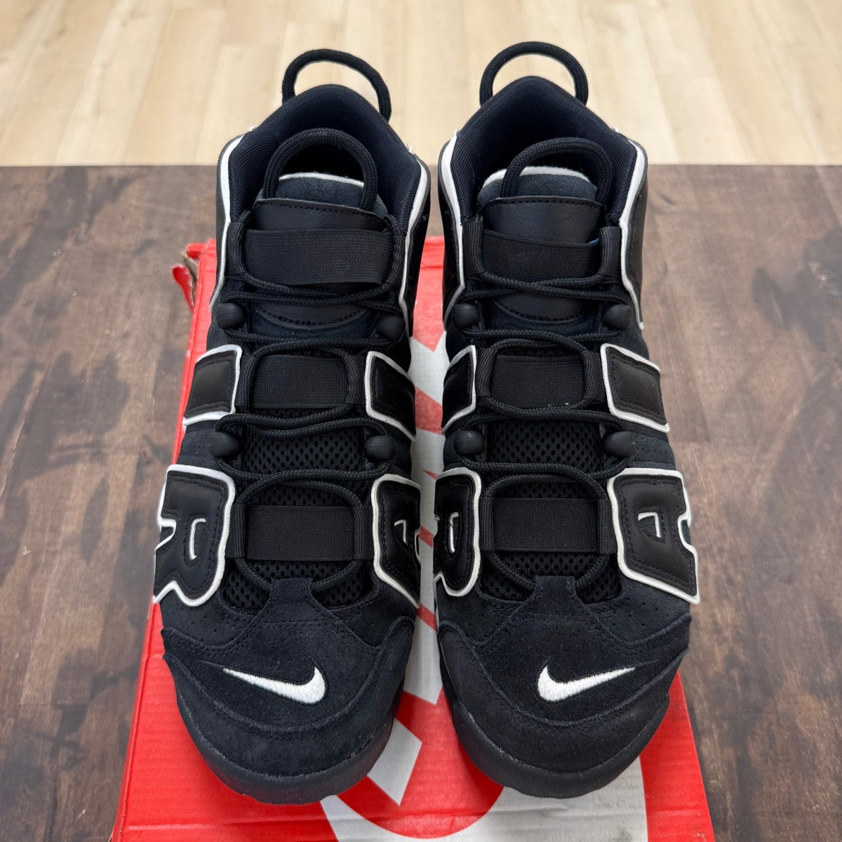 Nike Air More Uptempo 96 Black Star Blue - Image 2