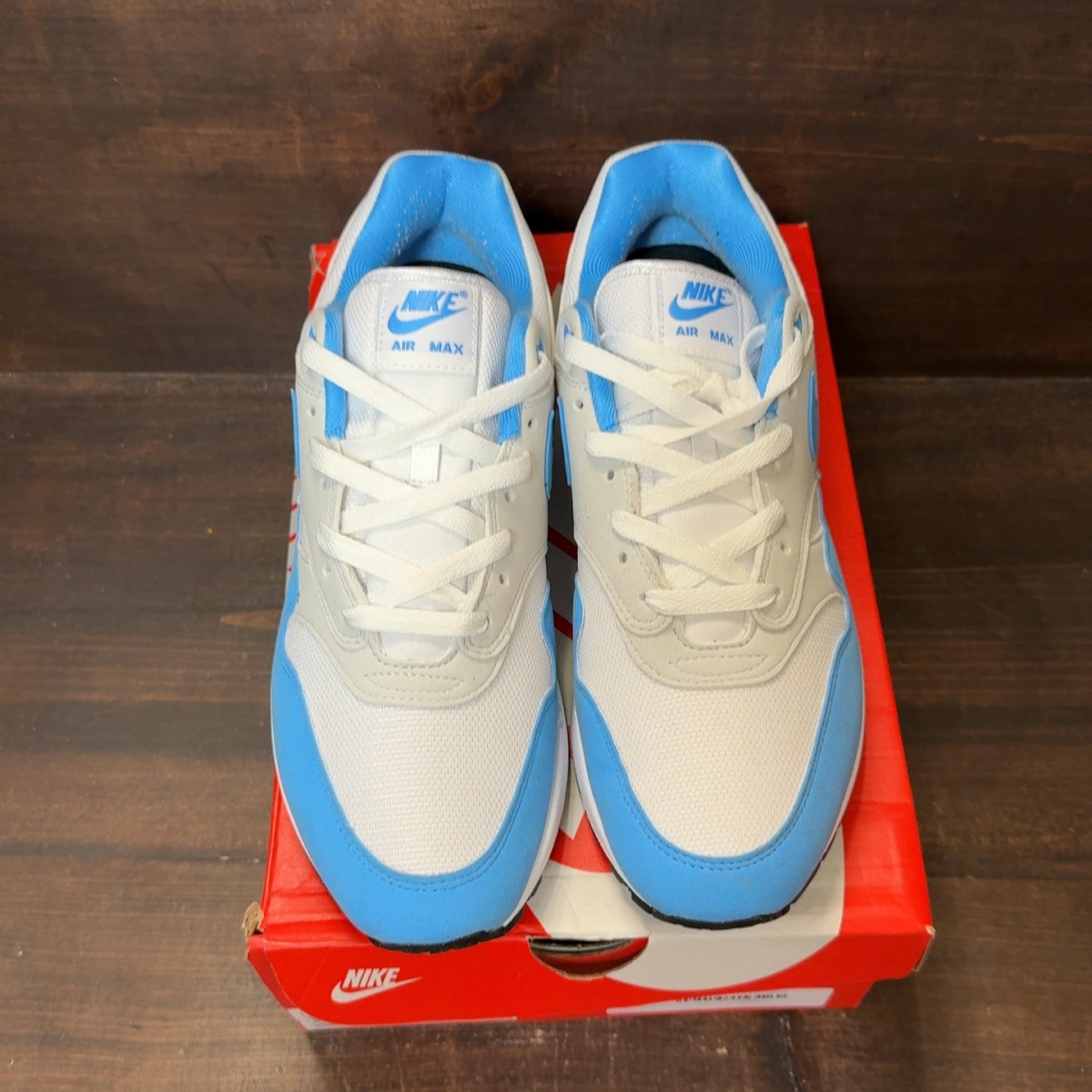 Nike Air Max 1 White University Blue - Image 3