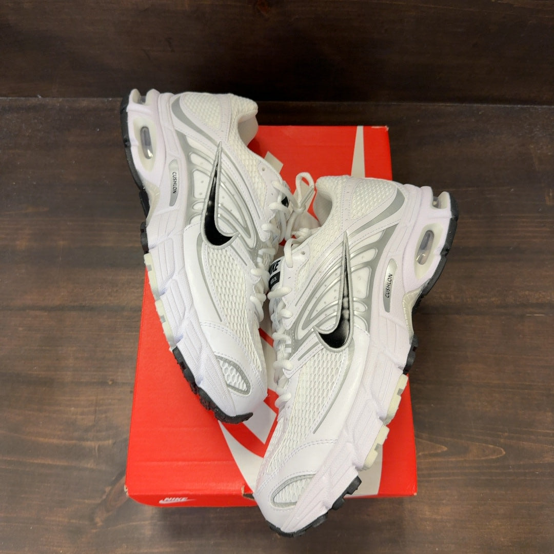 Nike Air Max Moto 2K White Metallic Silver Black - Image 2
