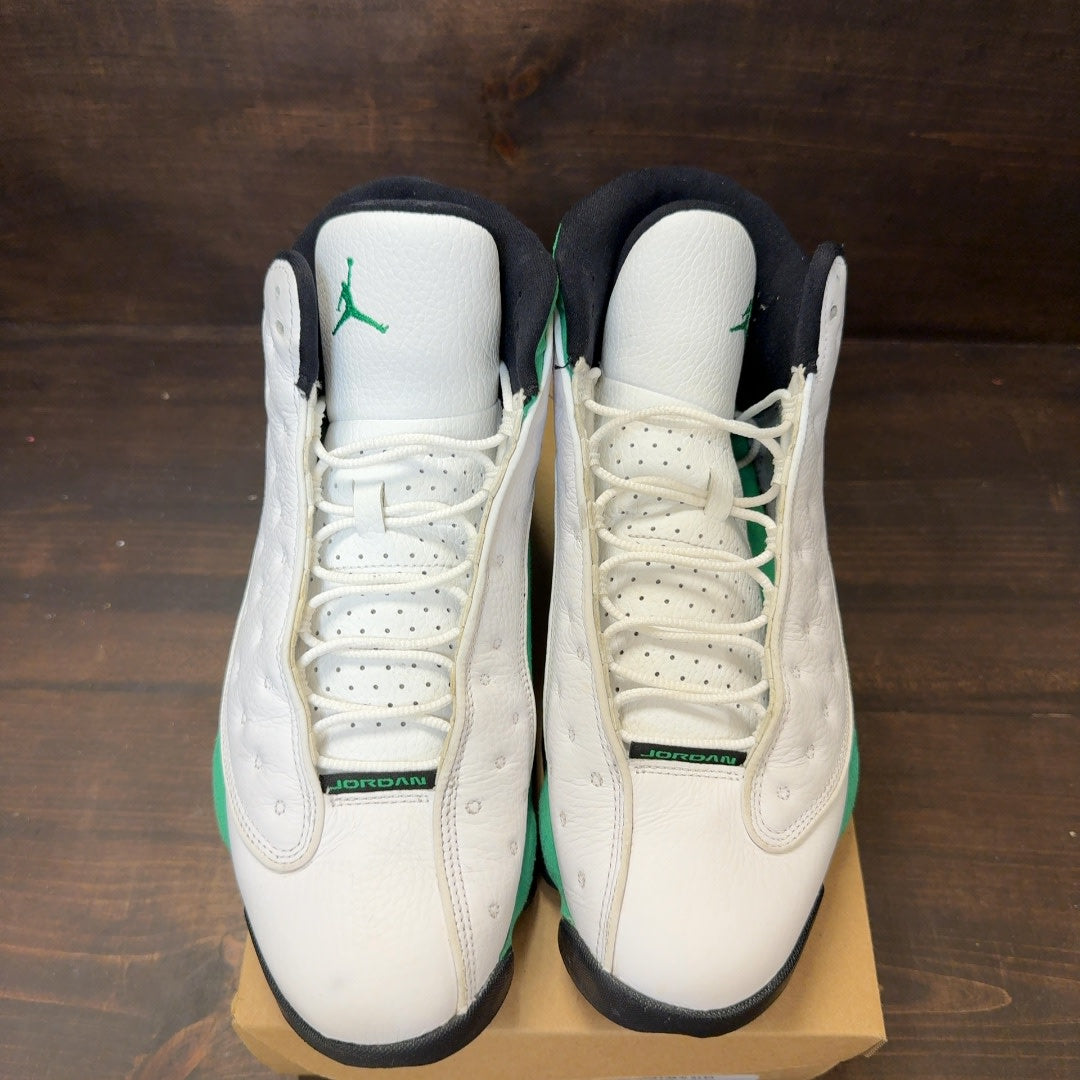 Jordan 13 Retro White Lucky Green Size 12 (Pre-Owned) - Image 3