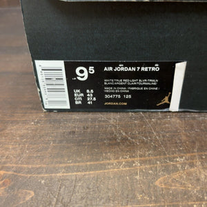 Jordan 7 Retro Hare (2015) Size 9.5 (Pre-Owned)