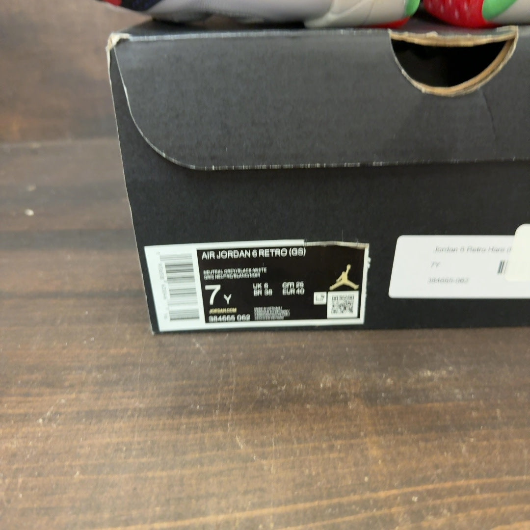 Jordan 6 Retro Hare (GS) Size 7Y
