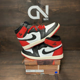 Jordan 1 Retro High OG Black Toe Reimagined - Image 1