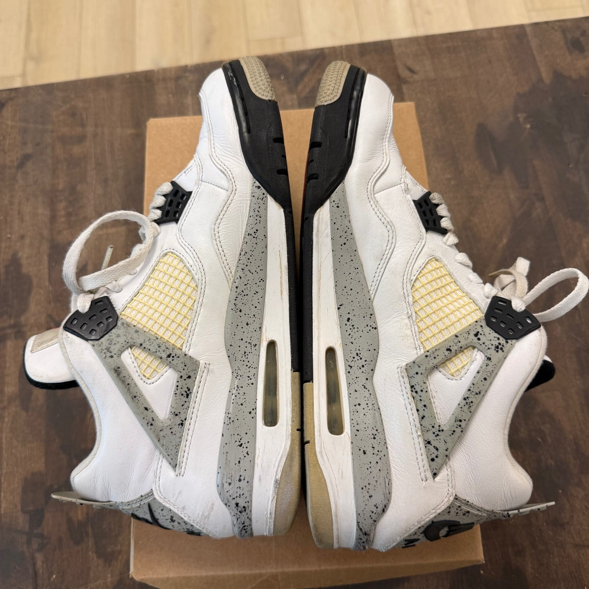 Jordan 4 Retro White Cement (2016) Size 11 (Pre-Owned) - Image 5
