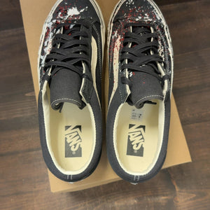 Vans Premium Old Skool 36 Paint Splatter Charcoal Grey Size 11.5 (Pre-Owned) - Image 5
