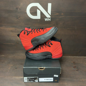 Jordan 12 Retro Reverse Flu Game (GS) Size 5.5Y (Pre-Owned) - front