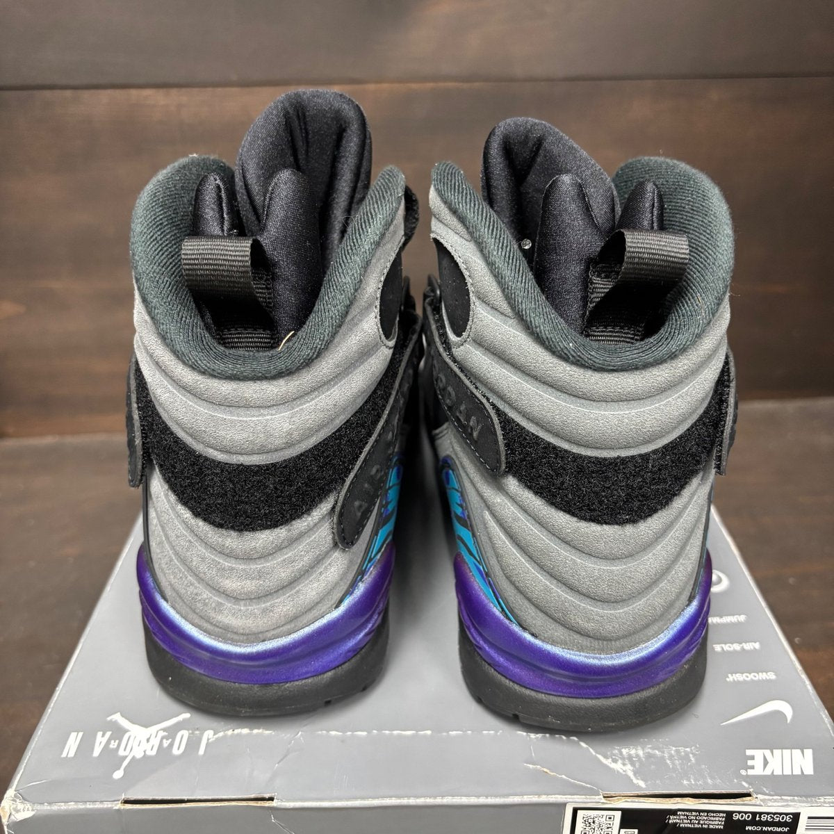 Jordan 8 Retro Aqua (2025) Size 9 (Pre-Owned) - sole