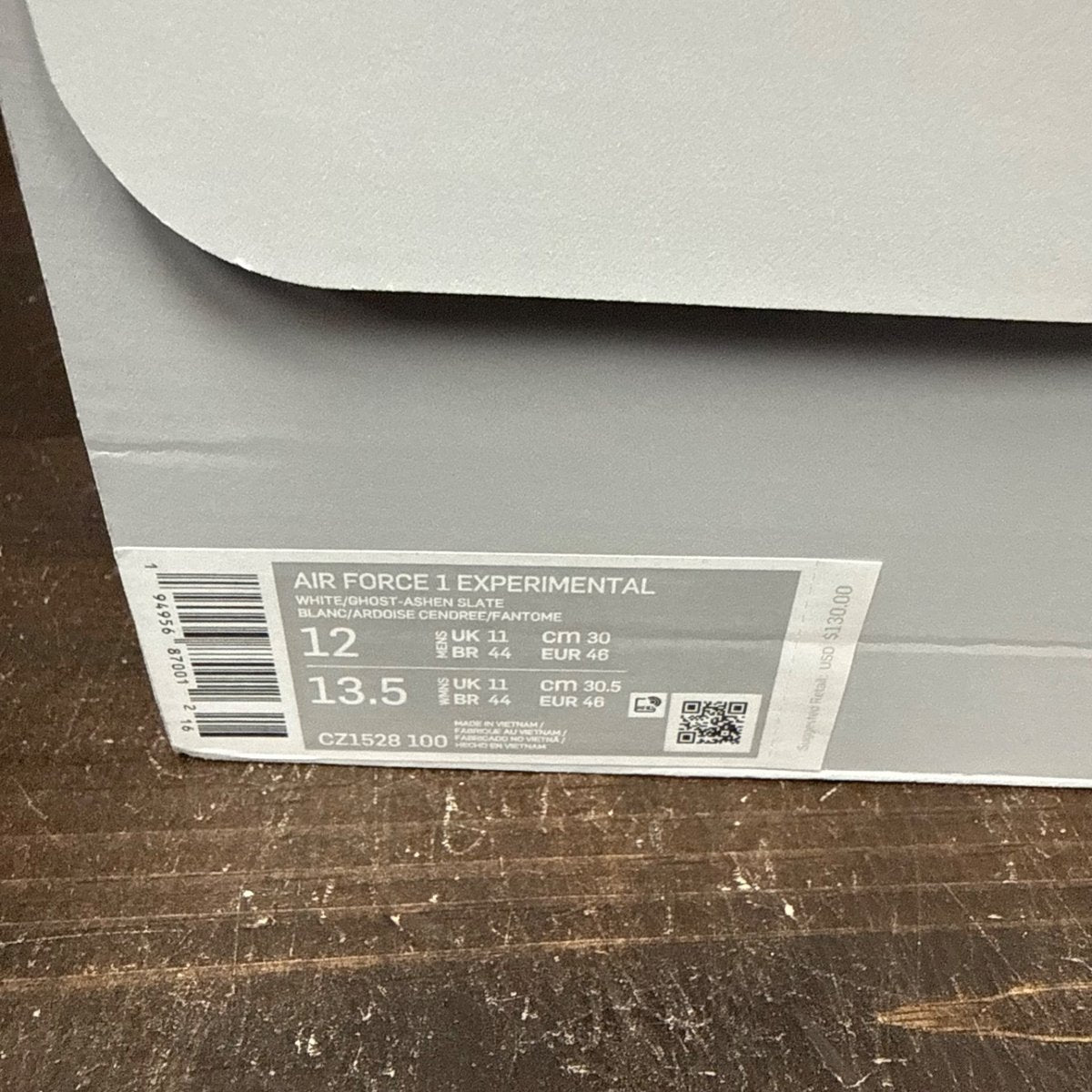 Nike Air Force 1 Low Experimental USPS Postal Ghost Size 12 (Pre-Owned) - aux