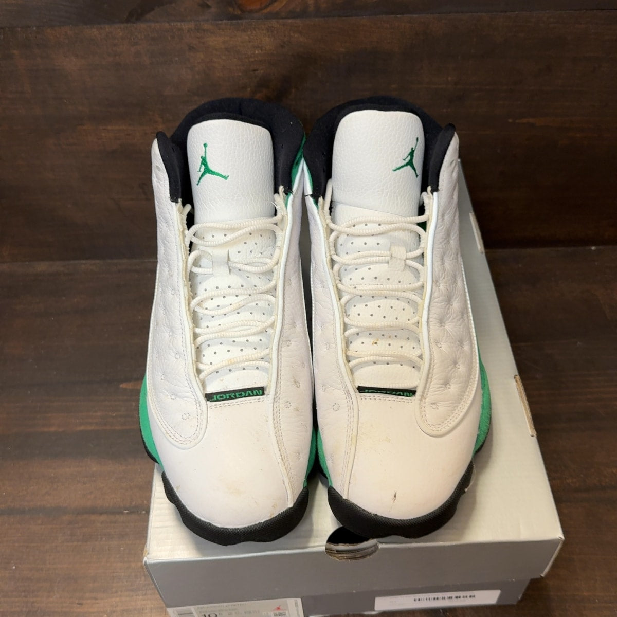 Jordan 13 Retro White Lucky Green - Image 3