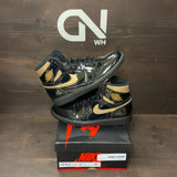 Jordan 1 Retro High Black Metallic Gold (2020) - Image 1
