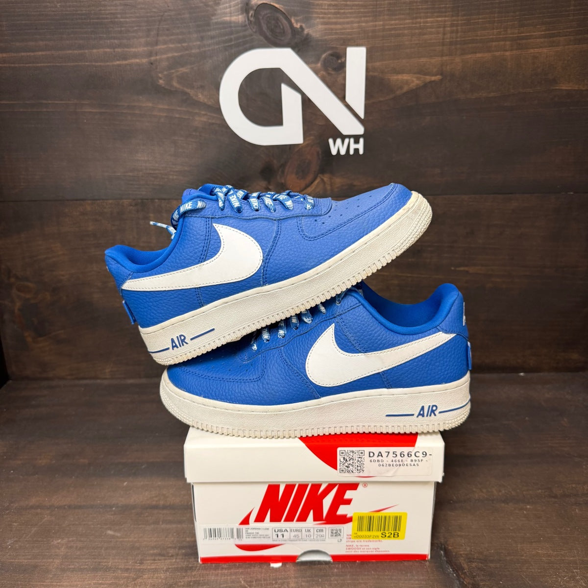 Nike Air Force 1 Low NBA Royal Size 11 (Pre-Owned) - Image 1