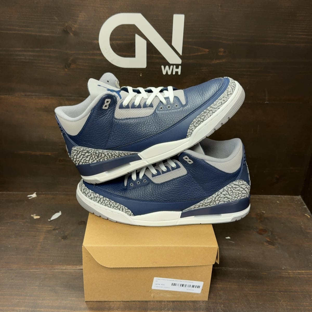 Jordan 3 Retro Georgetown (2021) Size 14 (Pre-Owned) - front