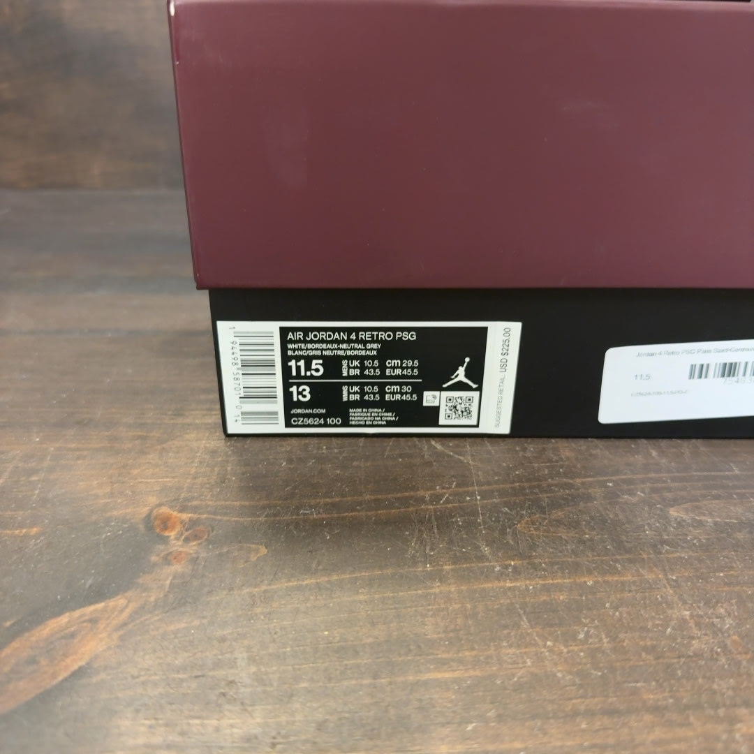 Jordan 4 Retro PSG Paris Saint-Germain - Image 8