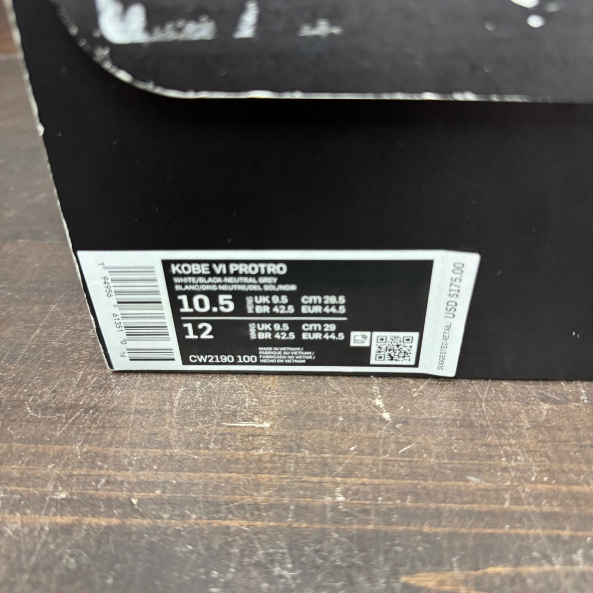 Kobe 6 Protro Playoff Pack White Del Sol - Image 7