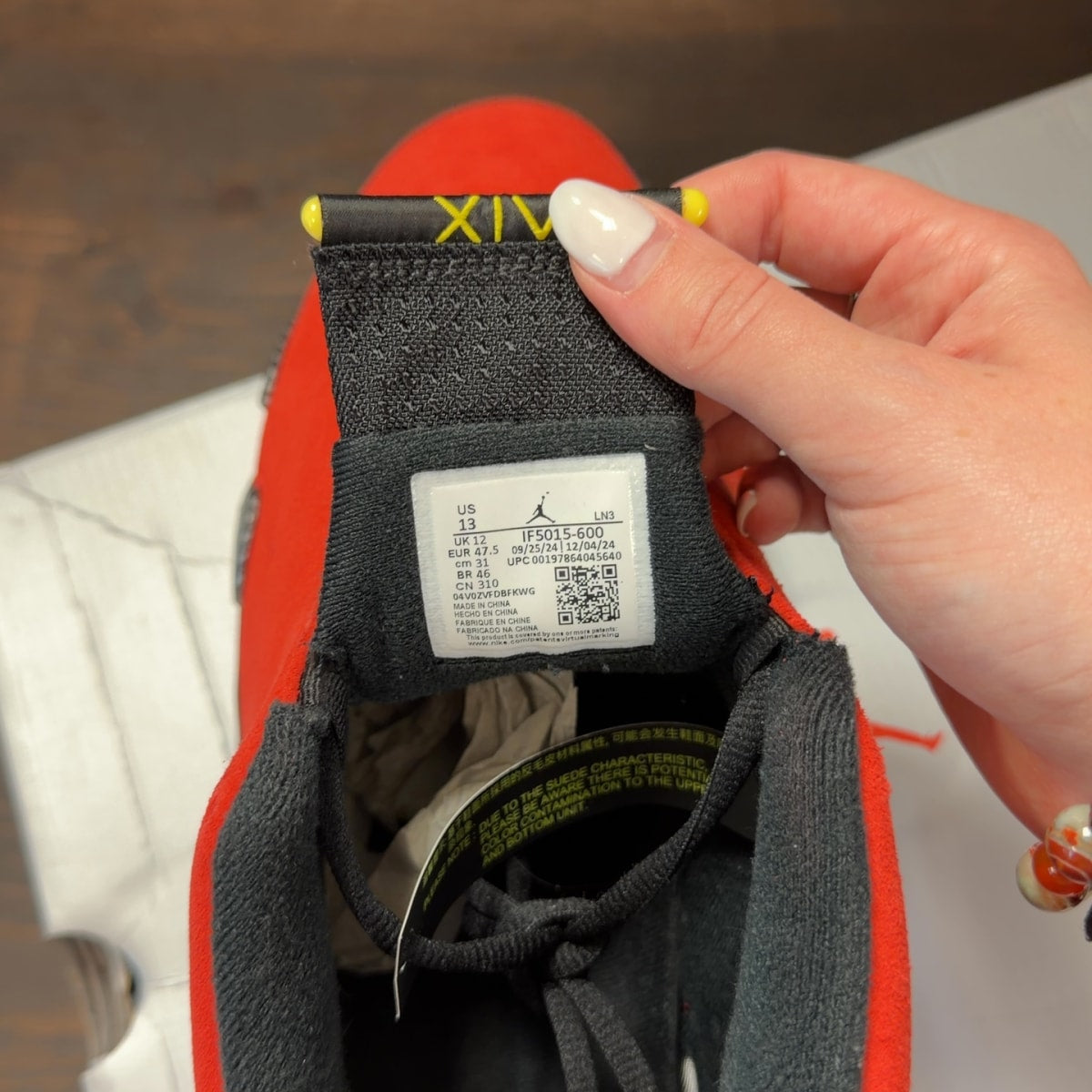 Jordan 14 Retro Ferrari (2025) Size 13 (Pre-Owned) - aux