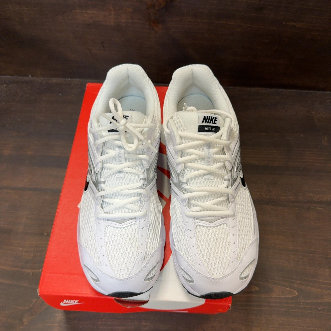 Nike Air Max Moto 2K White Metallic Silver Black - Image 3