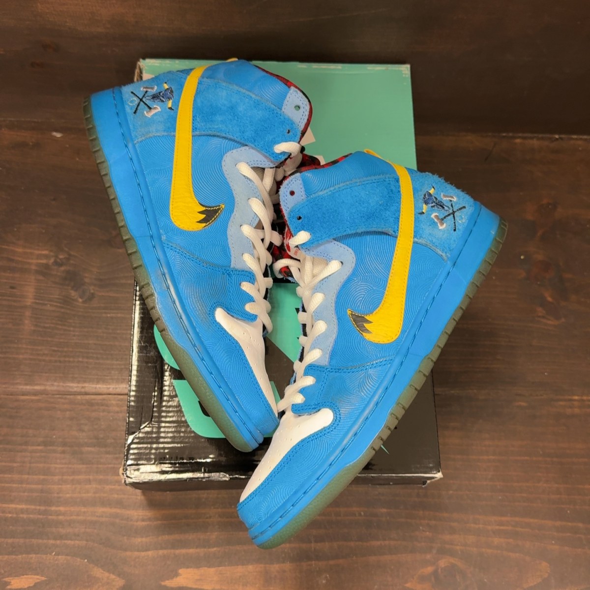 Nike SB Dunk High Familia Blue Ox - Image 2