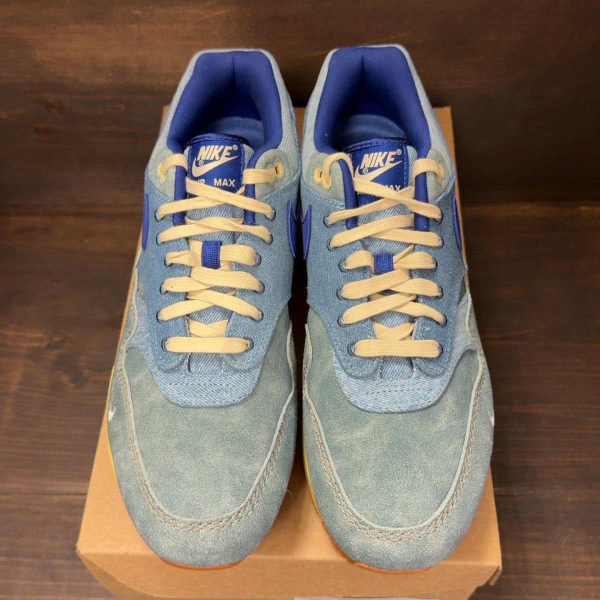 Nike Air Max 1 PRM Dirty Denim Size 11.5 (Pre-Owned) - Image 3