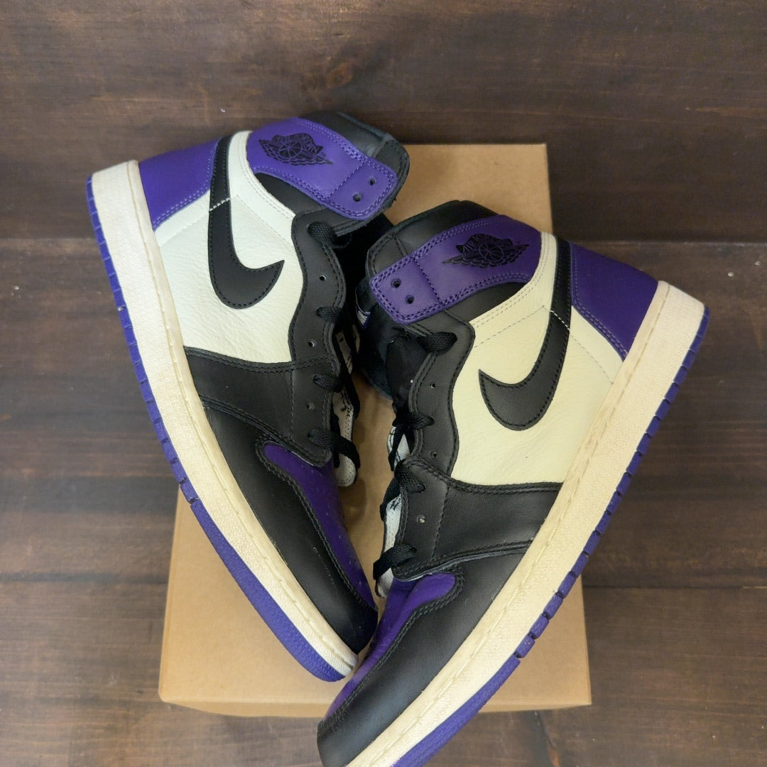 Jordan 1 Retro High Court Purple Size 12 (Pre-Owned) - Image 2