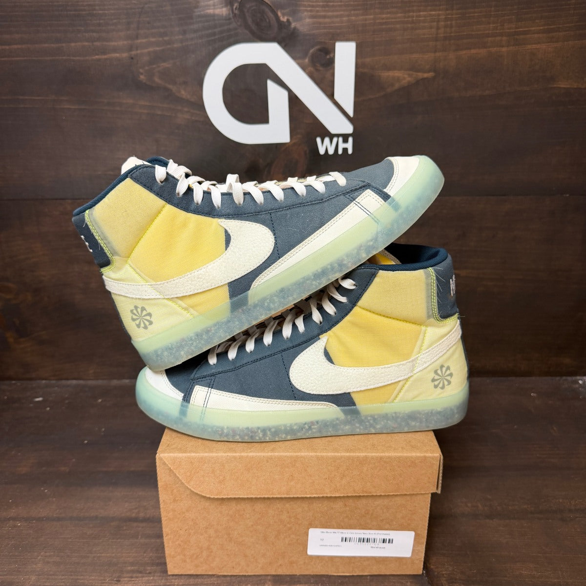 Nike Blazer Mid 77 Move to Zero Armory Navy Size 10 (Pre-Owned) - Image 1