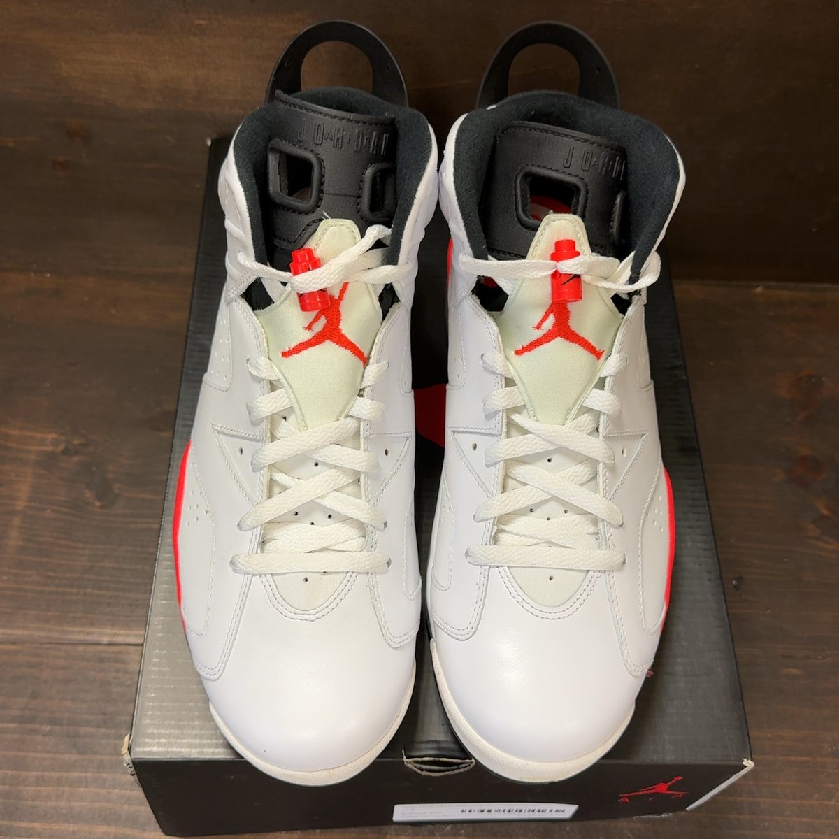 Jordan 6 Retro Infrared White (2014) Size 11.5 (Pre-Owned) - tag