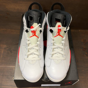 Jordan 6 Retro Infrared White (2014) Size 11.5 (Pre-Owned) - tag