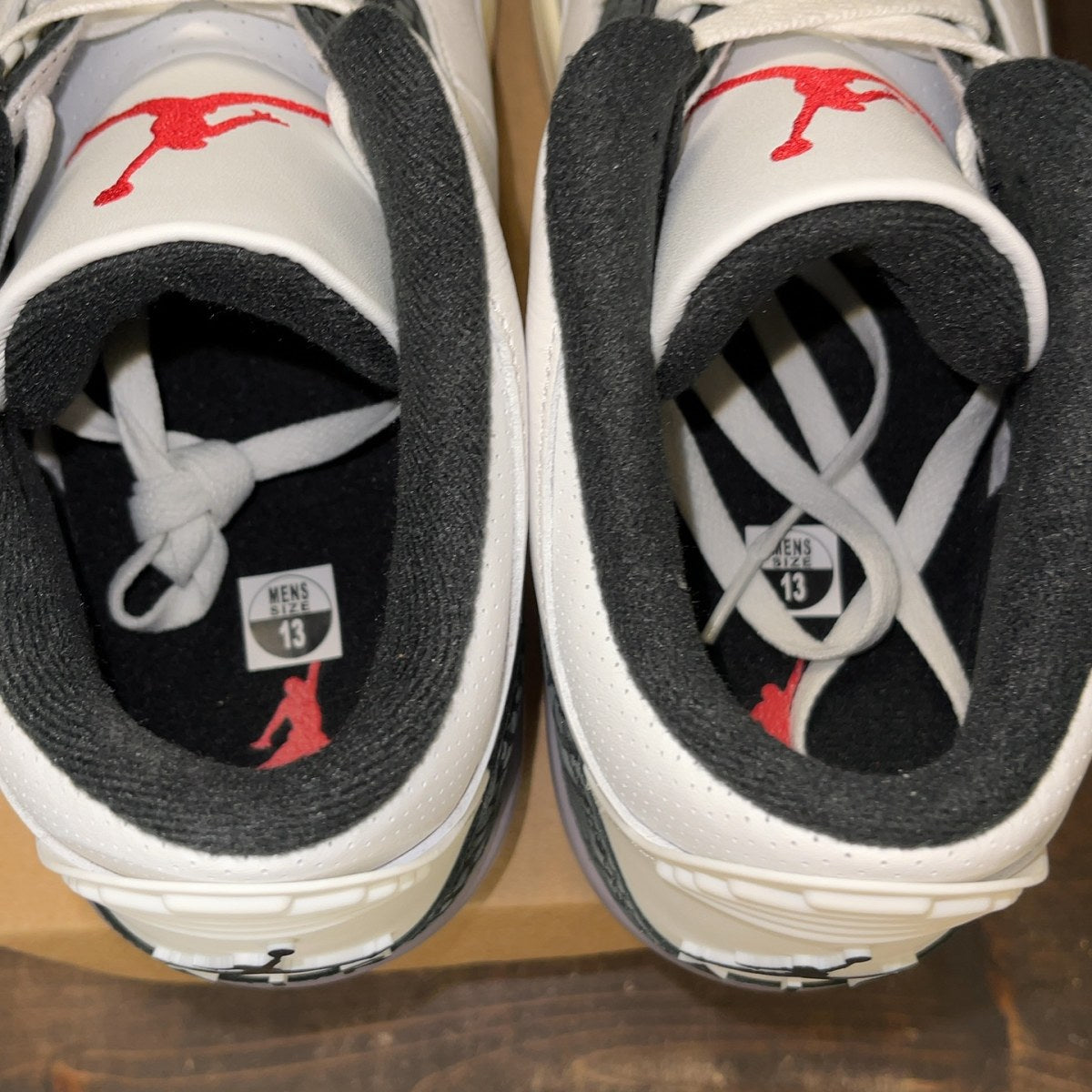 Jordan 3 Retro Cement Grey Size 13 - Image 6
