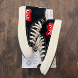Converse Chuck Taylor All Star 70 Hi Comme des Garcons PLAY Black - Image 1