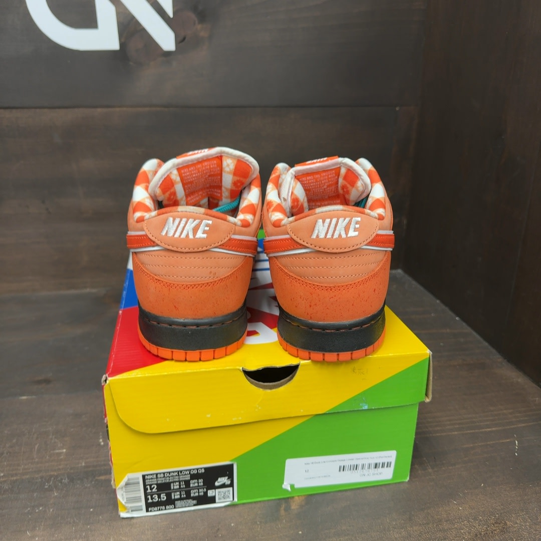 Nike SB Dunk Low Concepts Orange Lobster Size 12 (Pre-Owned) - Image 5
