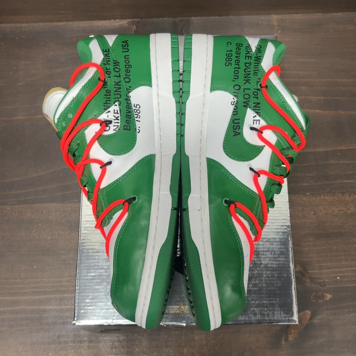 Nike Dunk Low Off-White Pine Green - Image 4