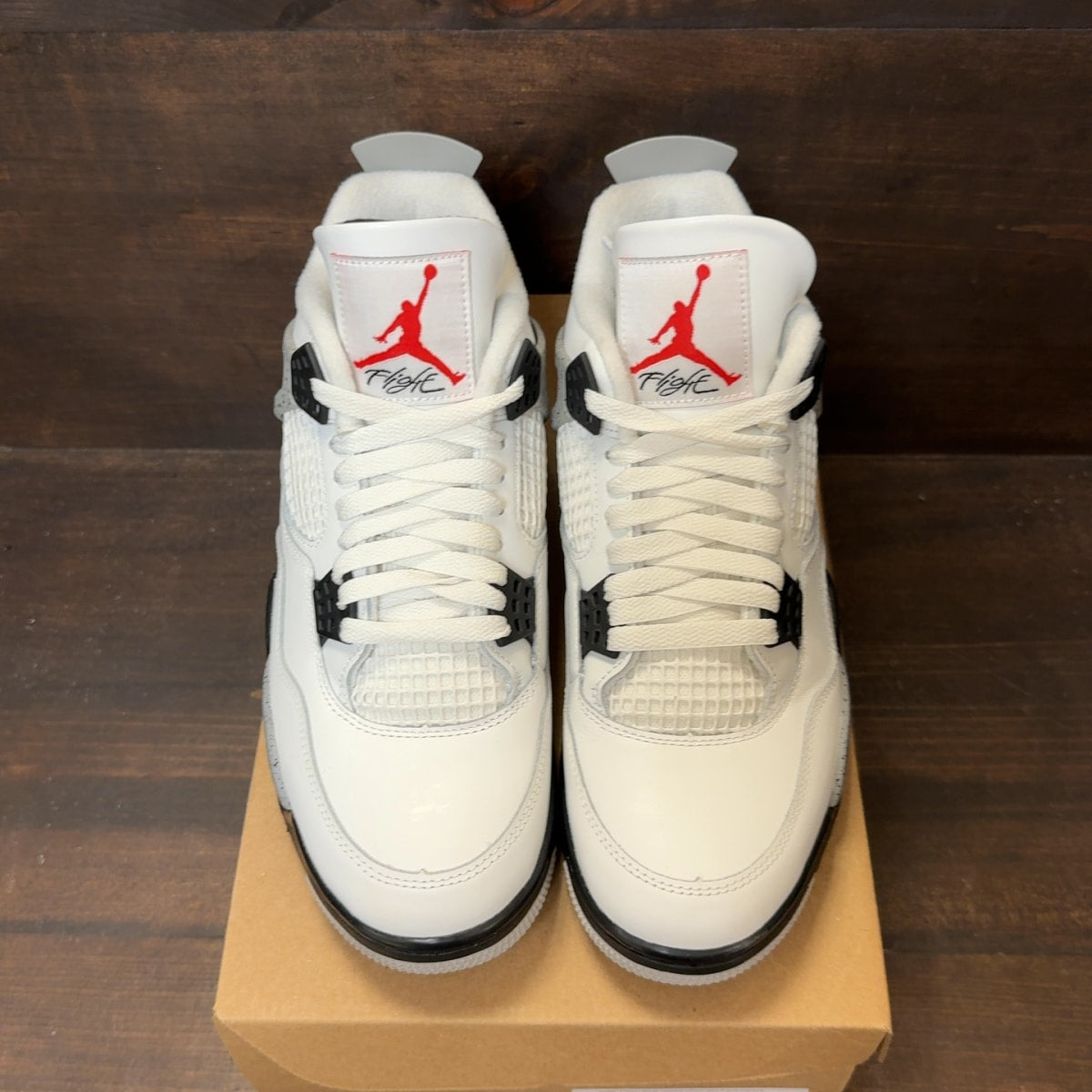 Jordan 4 Retro White Cement (2025) Size 9 (Pre-Owned) - Image 3