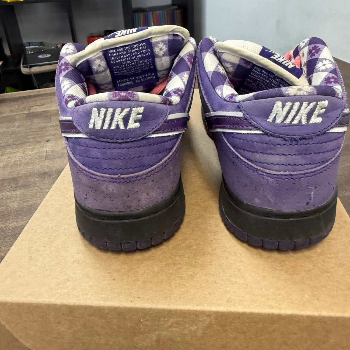 Nike SB Dunk Low Concepts Purple Lobster Size 7.5 (Pre-Owned) - Image 4