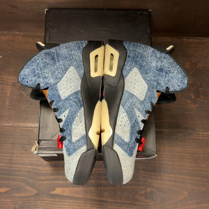 Jordan 6 Retro Washed Denim Size 10 (Pre-Owned) - aux