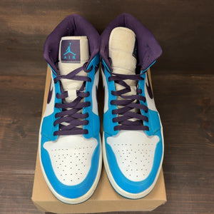 Jordan 1 Mid Hornets Size 12 (Pre-Owned) - Image 3