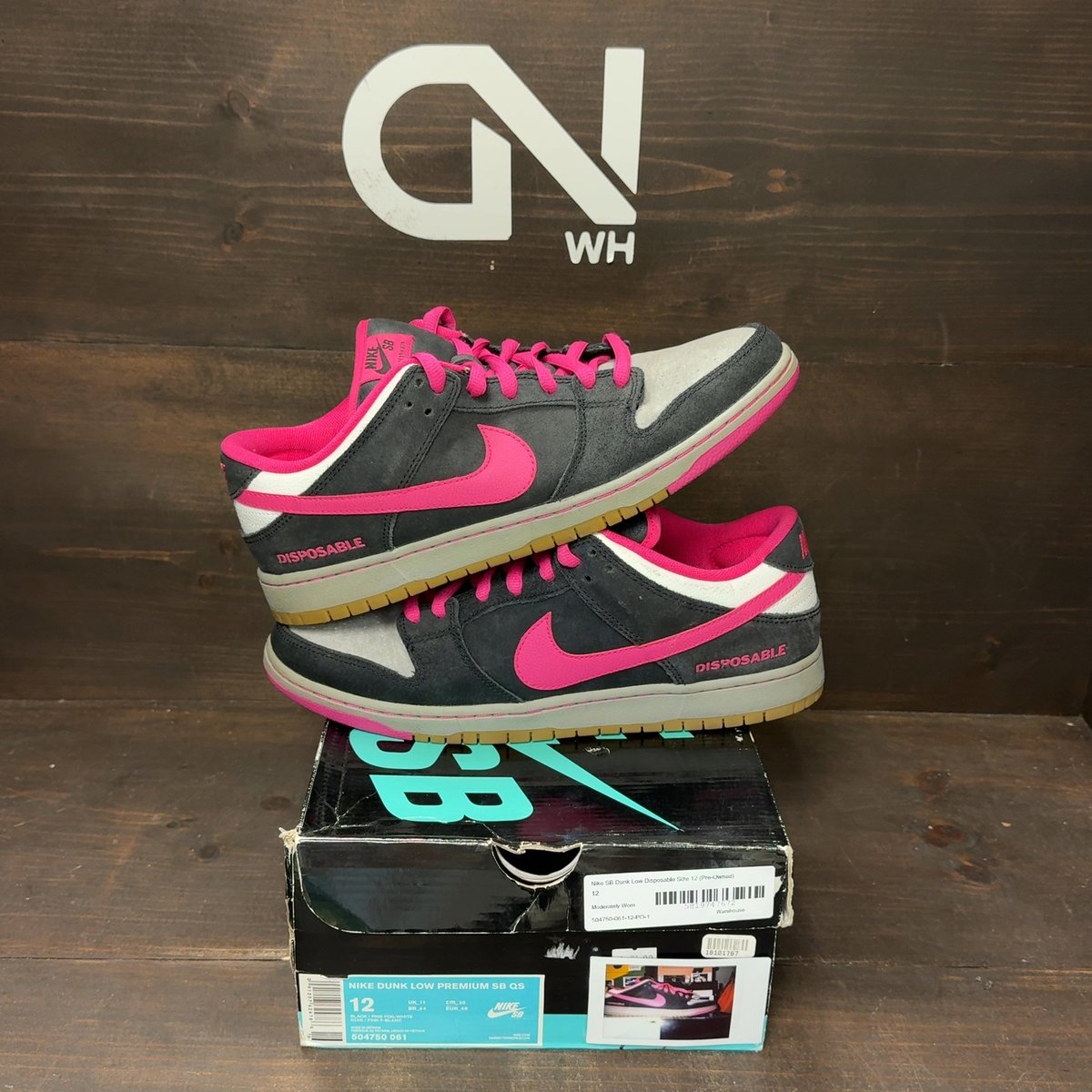 Nike SB Dunk Low Disposable Size 12 (Pre-Owned) - front
